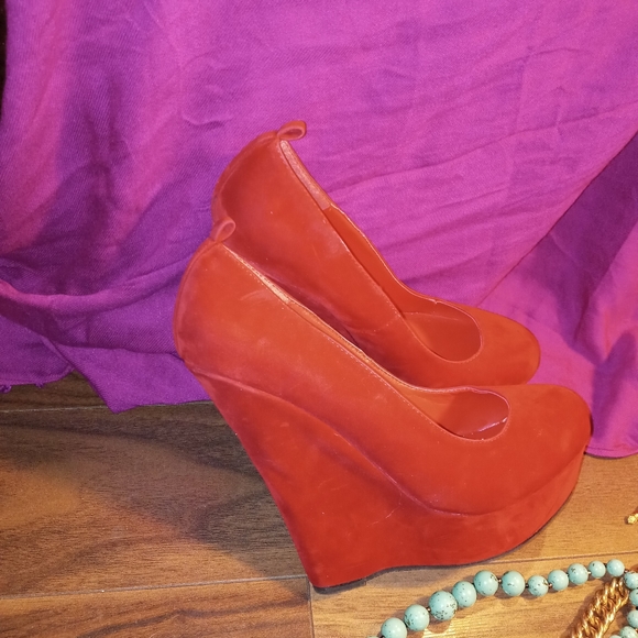 🎄🎁 Sexy pin-up super high platform - wedges - pumps - heel 15 cm platform - Picture 6 of 13